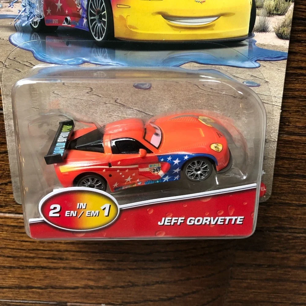 Disney Pixar Cars Color Changers - Jeff Gorvette from Cars 2 - NEW IN BOX!